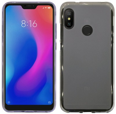Gel Silicone Protector Case Bumper In Smoke For Xiaomi Redmi 6 Pro Cofi Ebay