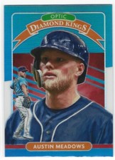 AUSTIN MEADOWS 2020 DONRUSS OPTIC DIAMOND KINGS CAROLINA BLUE & WHITE PRIZM S4
