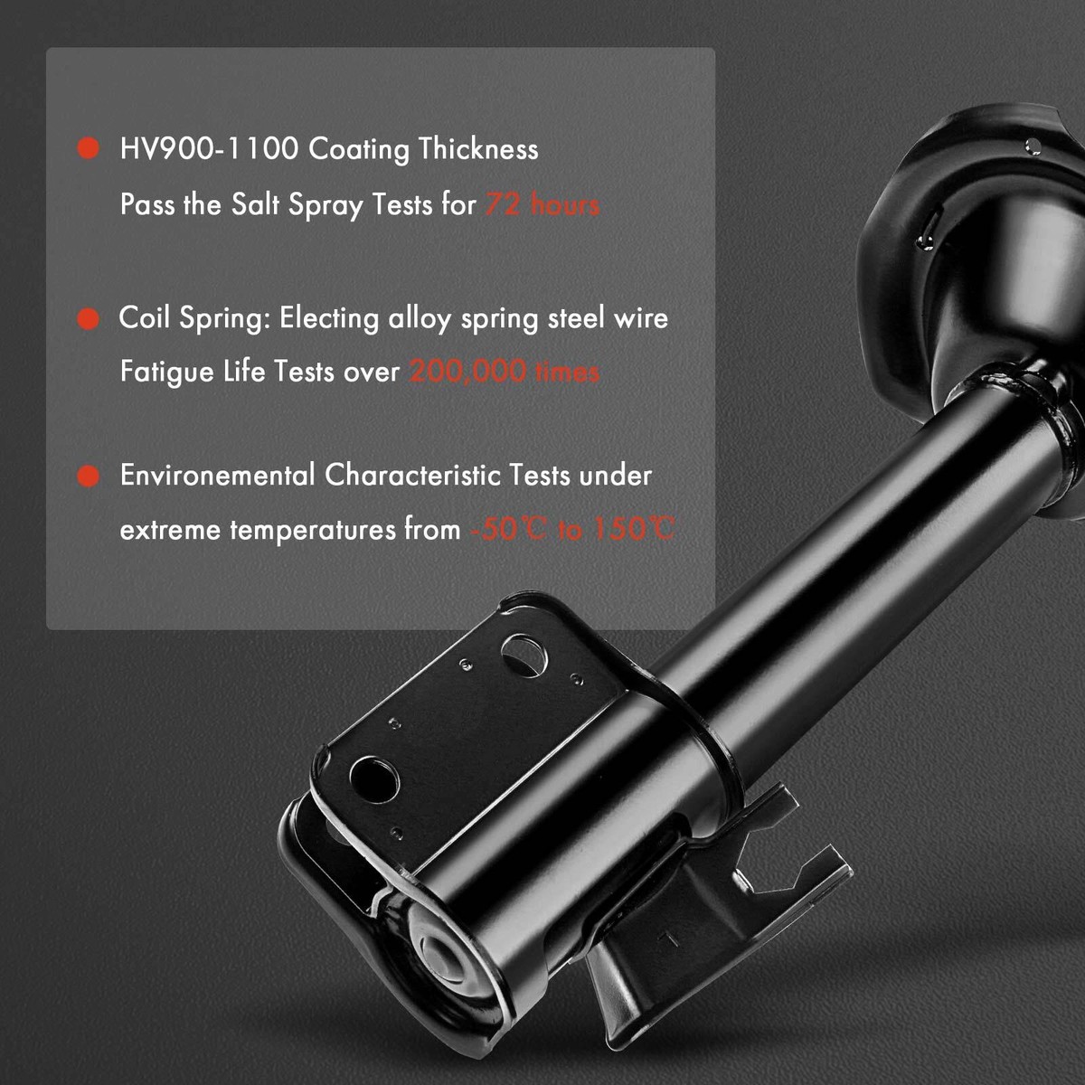 2x Front Side Shock Strut for BMW E38 740i 740iL 1995-2001 750iL