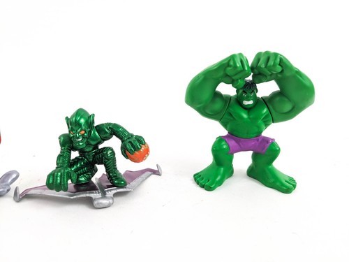 Marvel Super Hero Squad 2006 SPIDERMAN HULK GREEN GOBLIN GLIDER IRON FIST figure - Picture 2 of 6