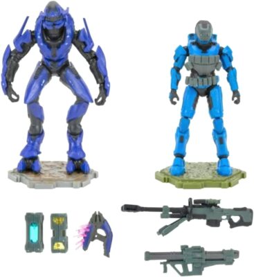 Halo UNSC Checkpoint Action Set Spartan Gungir and Elite Mercenary