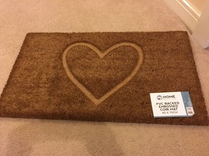 Heart Coir Doormat Heart Coir Mat Sc 1 St Pinterest