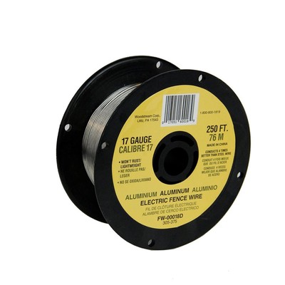 Electric Fence Wire 250ft Spool Aluminum Wire 17 Gauge