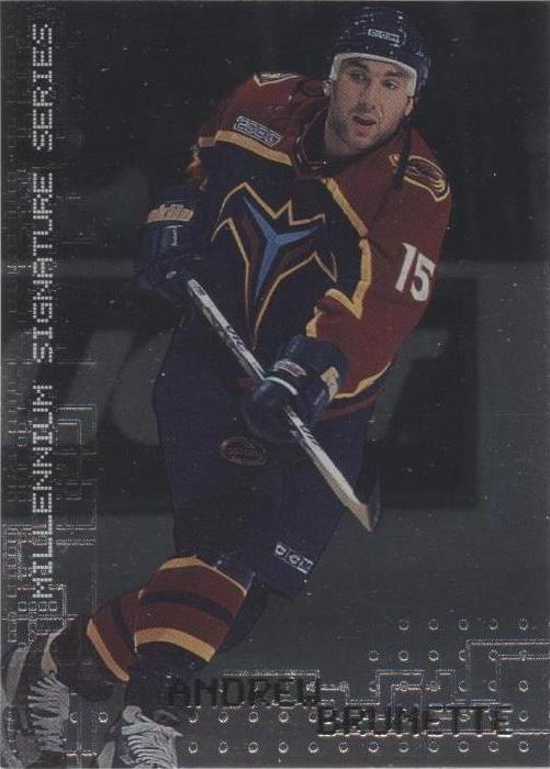 1999-00 In the Game Be A Player Millennium Signature Series - Andrew Brunette #15 - 1 of 1