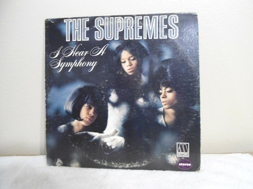The Supremes LP I Hear A Symphony 1966 1st Press R&B Soul Orig! - Picture 2 of 12