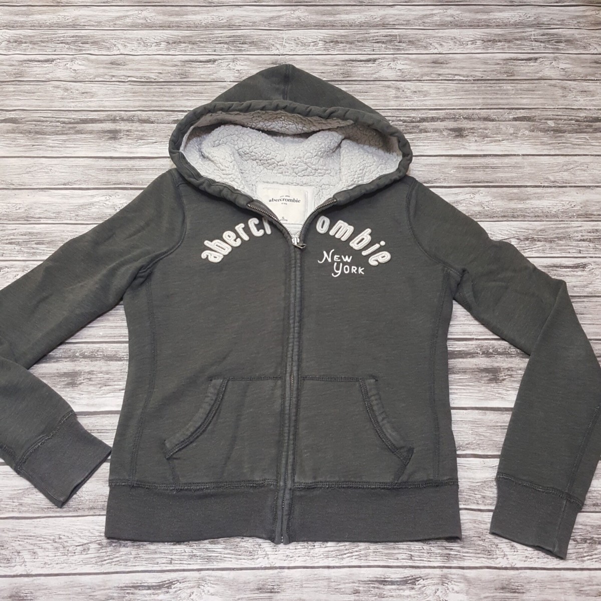 Full Zip Hoodie Abercrombie Girls Hoodie Abercrombie Kids Size XL