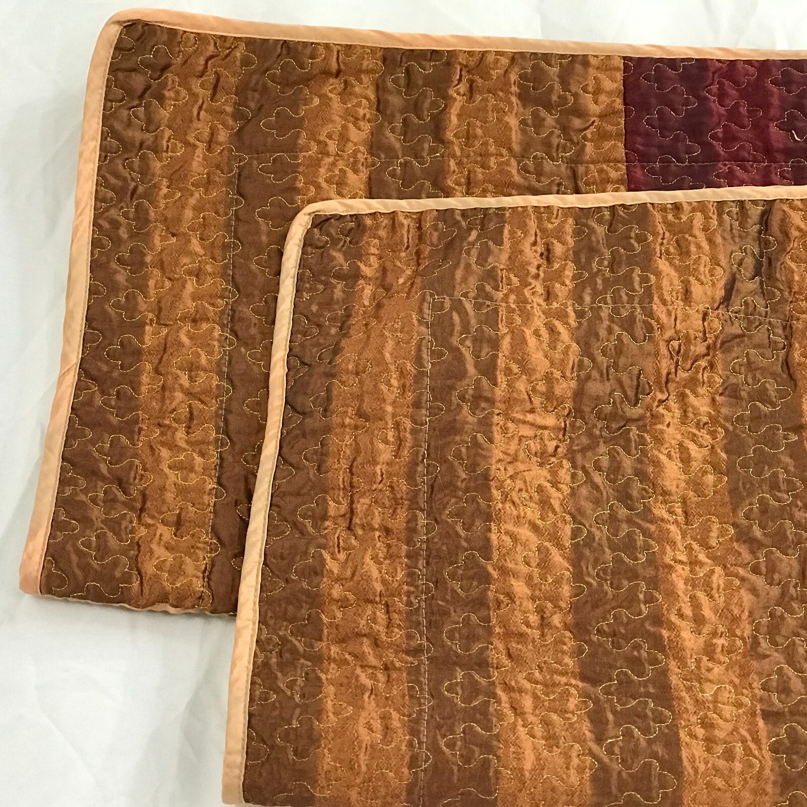 JCPenney Home Collection Pillow Shams Standard Set of 2 Square Nylon 21"x 27" eBay