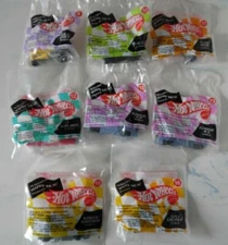 NEW 1994 McDonald's Hot Wheels by Mattel Set of 8 Happy Meal Toys 