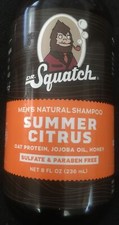 Dr. Squatch Mens Natural Oat Protein Jojoba Honey SUMMER CITRUS SHAMPOO New