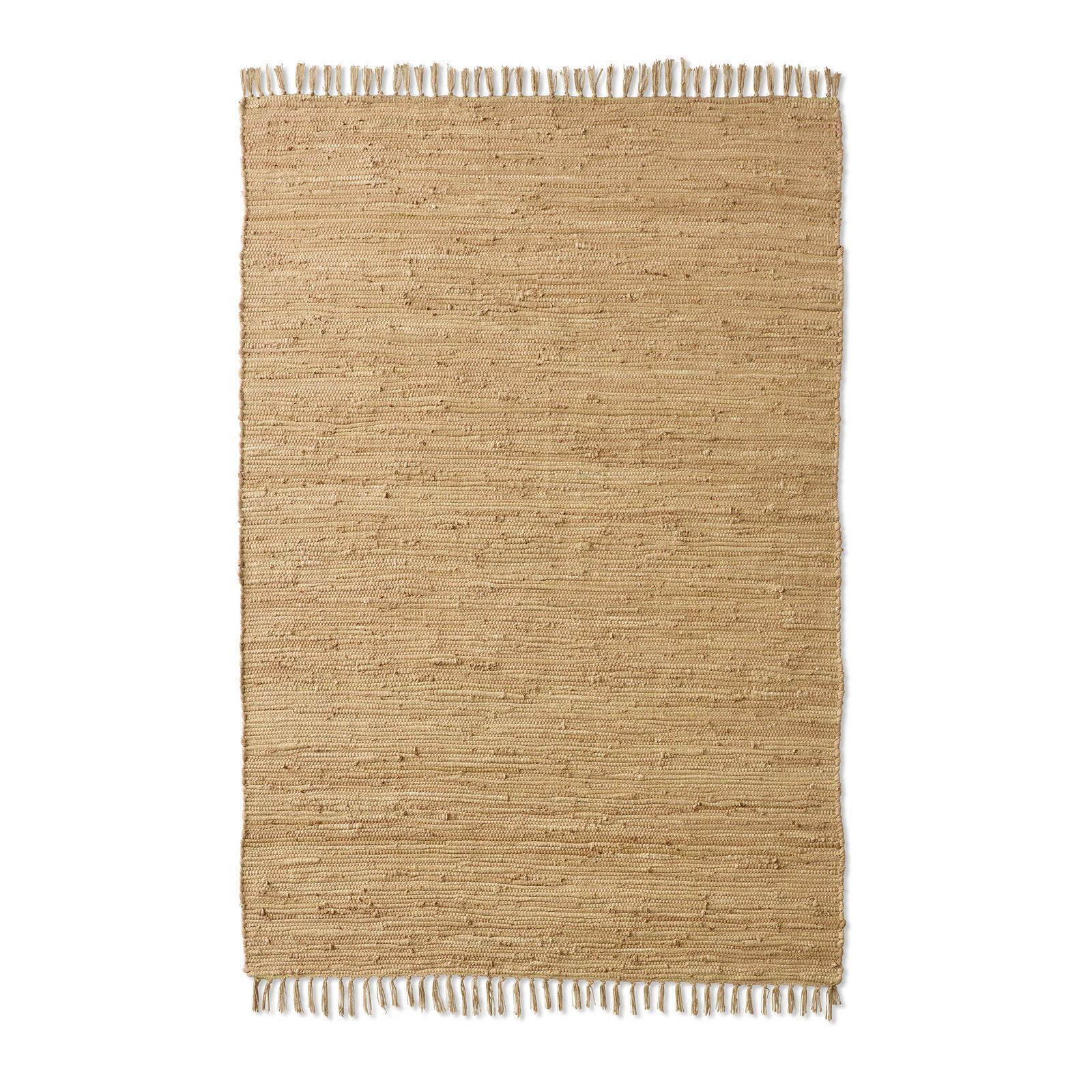 Flickenteppich TaraCarpet Sylt aus 100 Baumwolle waschbar bei 30 Grad uni