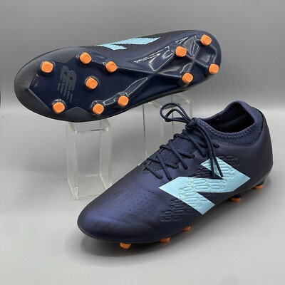 New Balance Soccer Cleats Men's 11 Tekela Magique FG V4+ Navy Blue Fuel Cell