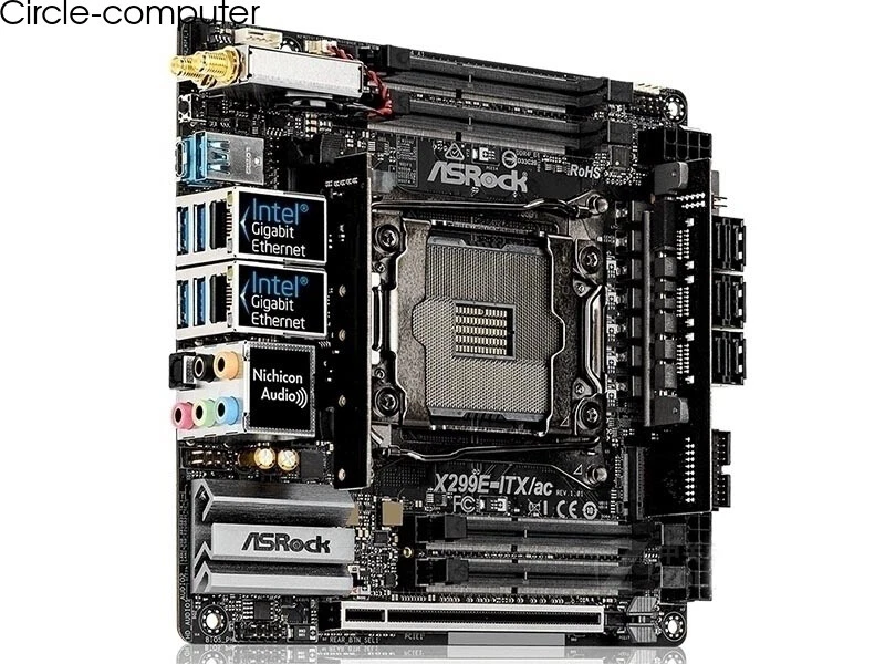 For ASROCK X299E-ITX/ac motherboard X299 LGA2066 4*DDR4 128G M-ITX Tested ok - Image 3 of 3