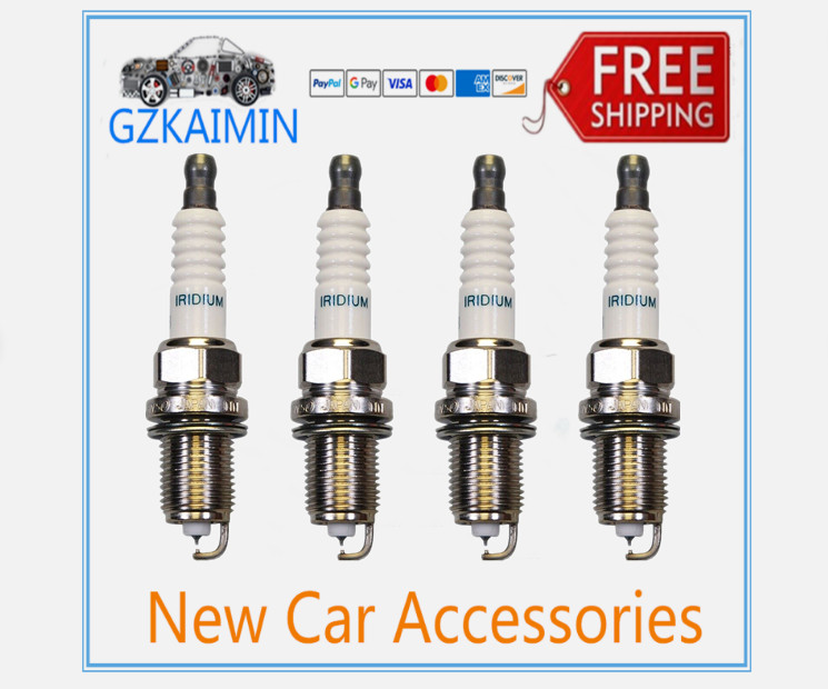 4PCS Spark plug 90919-01265 FK16R-A8 suitable for the Toyota Prius C