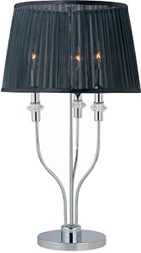 Open Box Marrim Table Lamp Chrome/Black - Picture 1 of 2