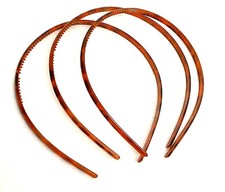Pack of 3 Thin Plastic Alicebands Hair Band School Ladies Girls Hair Accessories