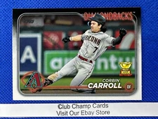 2024 #156 Corbin Carroll Topps Series 1 Baseball All Star Rookie Diamondbacks