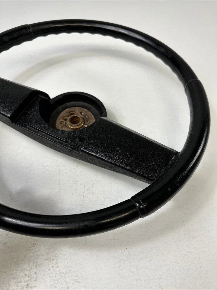1982-1992 Chevy S10 Truck Steering Wheel Molded Rubber OEM Black - Image 3 of 4