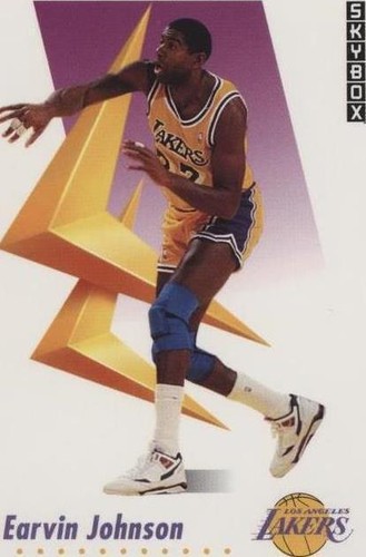 MAGIC JOHNSON 1991-92 SKYBOX LOS ANGELES LAKERS 