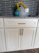 Kitchen Base Cabinet White Color  34x37x6.3 