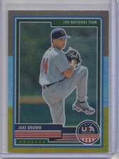 2023 Panini USA Stars and Stripes Bronze Silver Gold Prizm Jake Brown