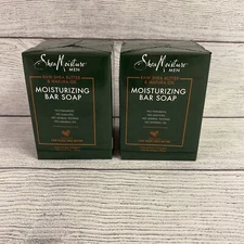 Shea Moisture Men -  Shea Butter & Mafura Oil Moisturizing Bar Soap 2 - 2 Packs