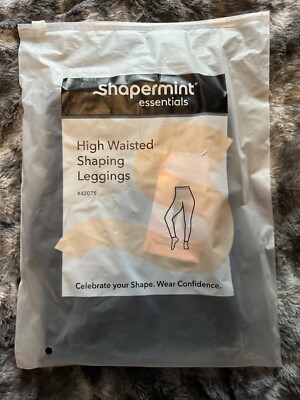 Shapermint Empetua Women’s High Waisted Shaping Leggings Large Black 🖤 NWT 