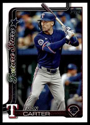 TOPPS 以外　 EVAN CARTER 2025 Topps Evan Carter Texas Rangers #288 FS | eBay