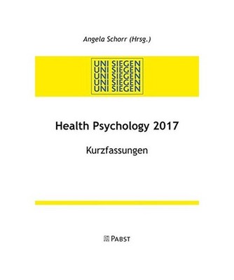 Health Psychology 2017