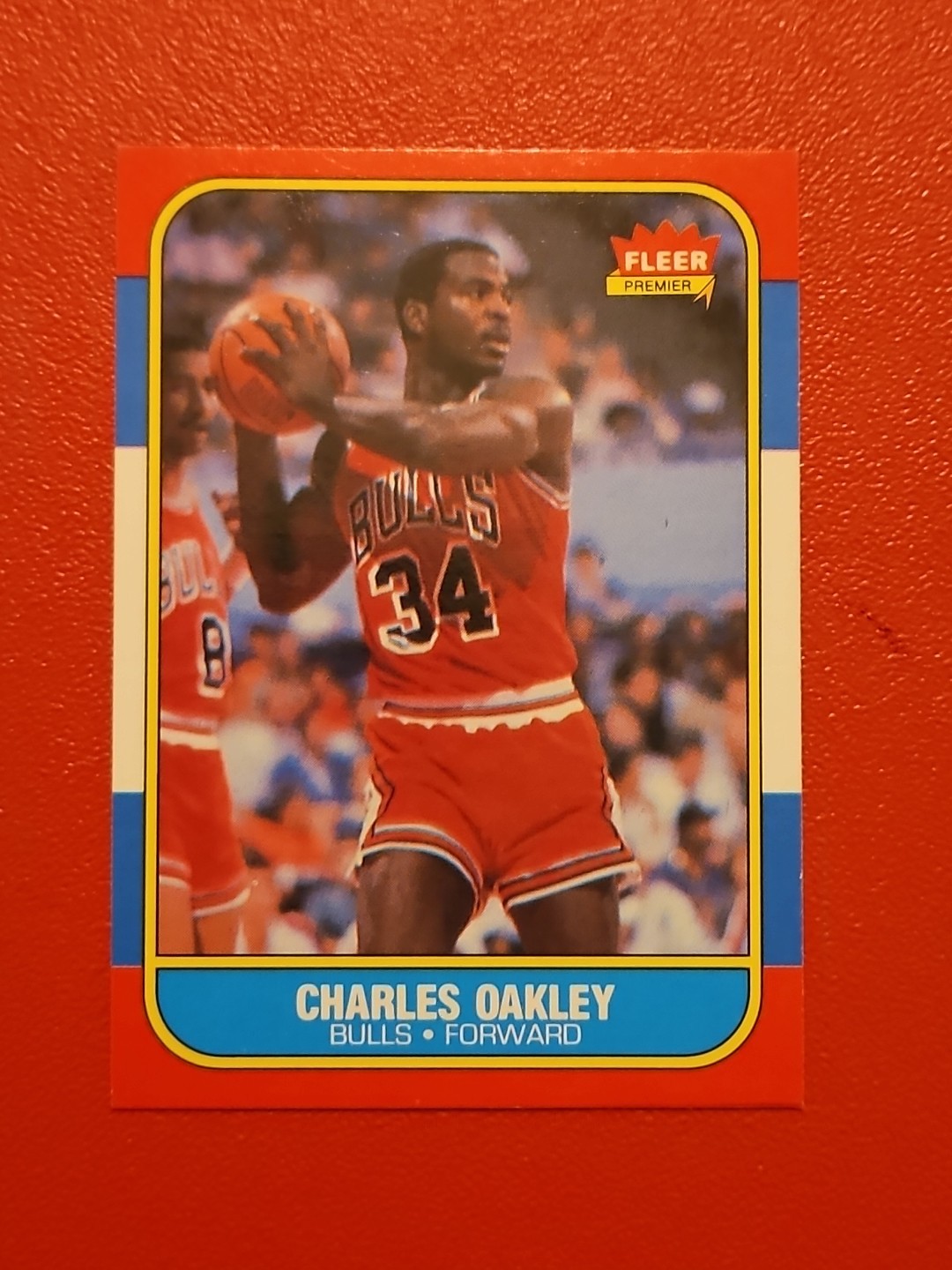 🏀1986-87 Fleer - Charles Oakley #81 (RC)