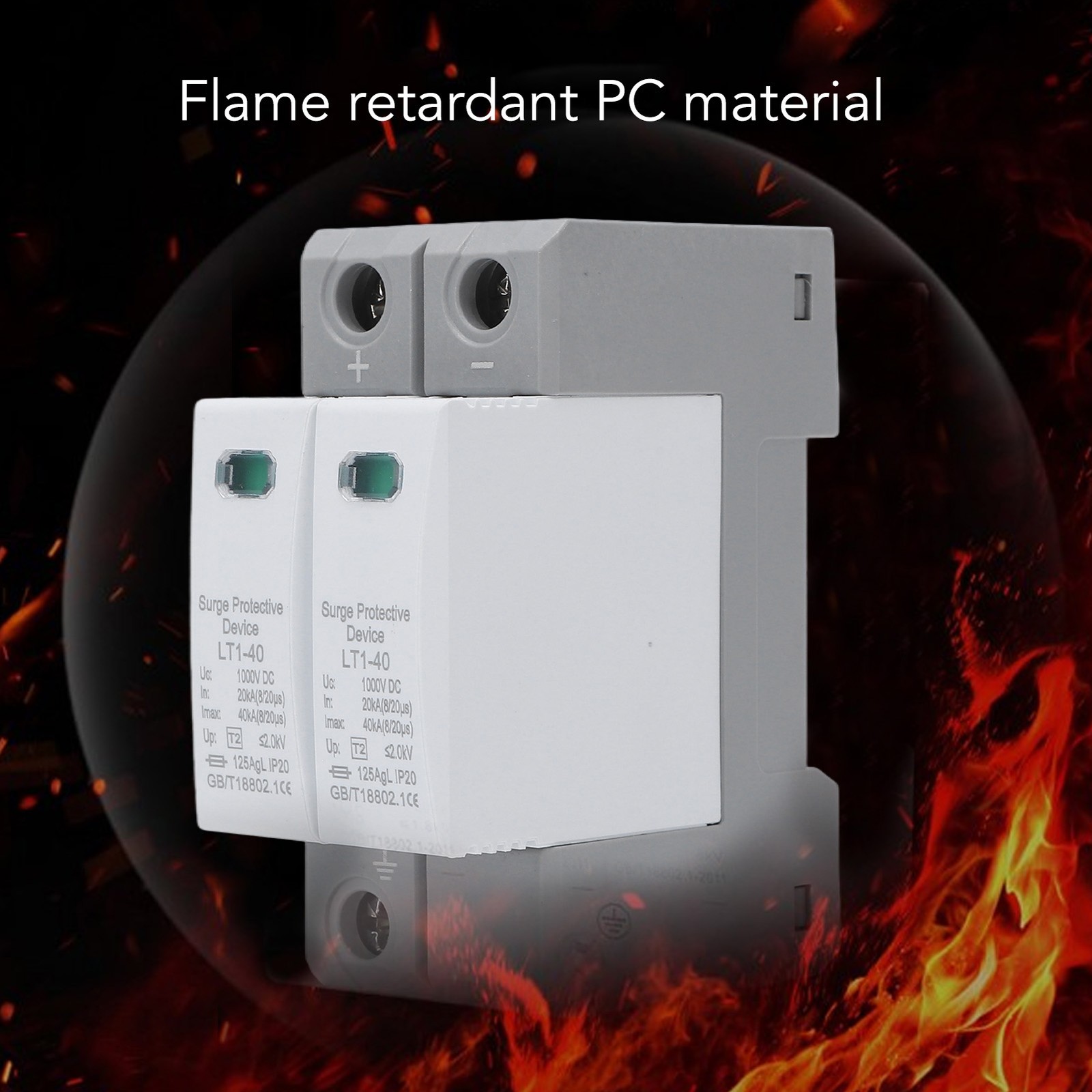DC Protective Device Modular Design Flame Retardant Quick Response