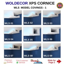 Coving Cornice Moulding Led Type Xps Material DIY - Not Plaster - WLS Models