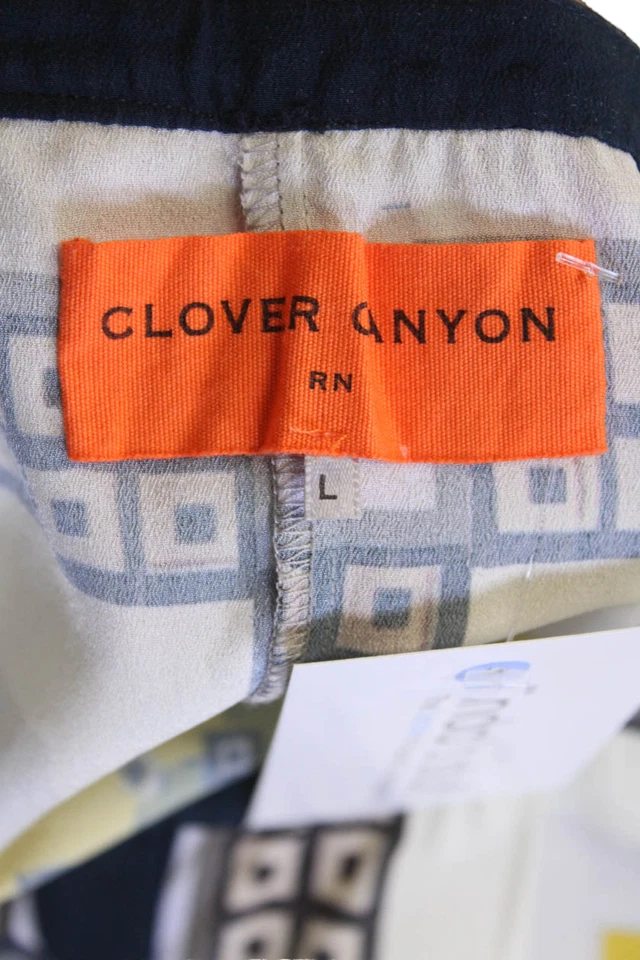 Blusa Clover Canyon Mujer Estampado Geométrico Manga Larga Multicolor Talla M Foto 4 de 4