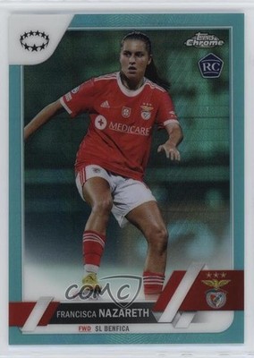 2022 Chrome UEFA Women's Champions League Kika Nazareth Francisca Rookie RC 2rz