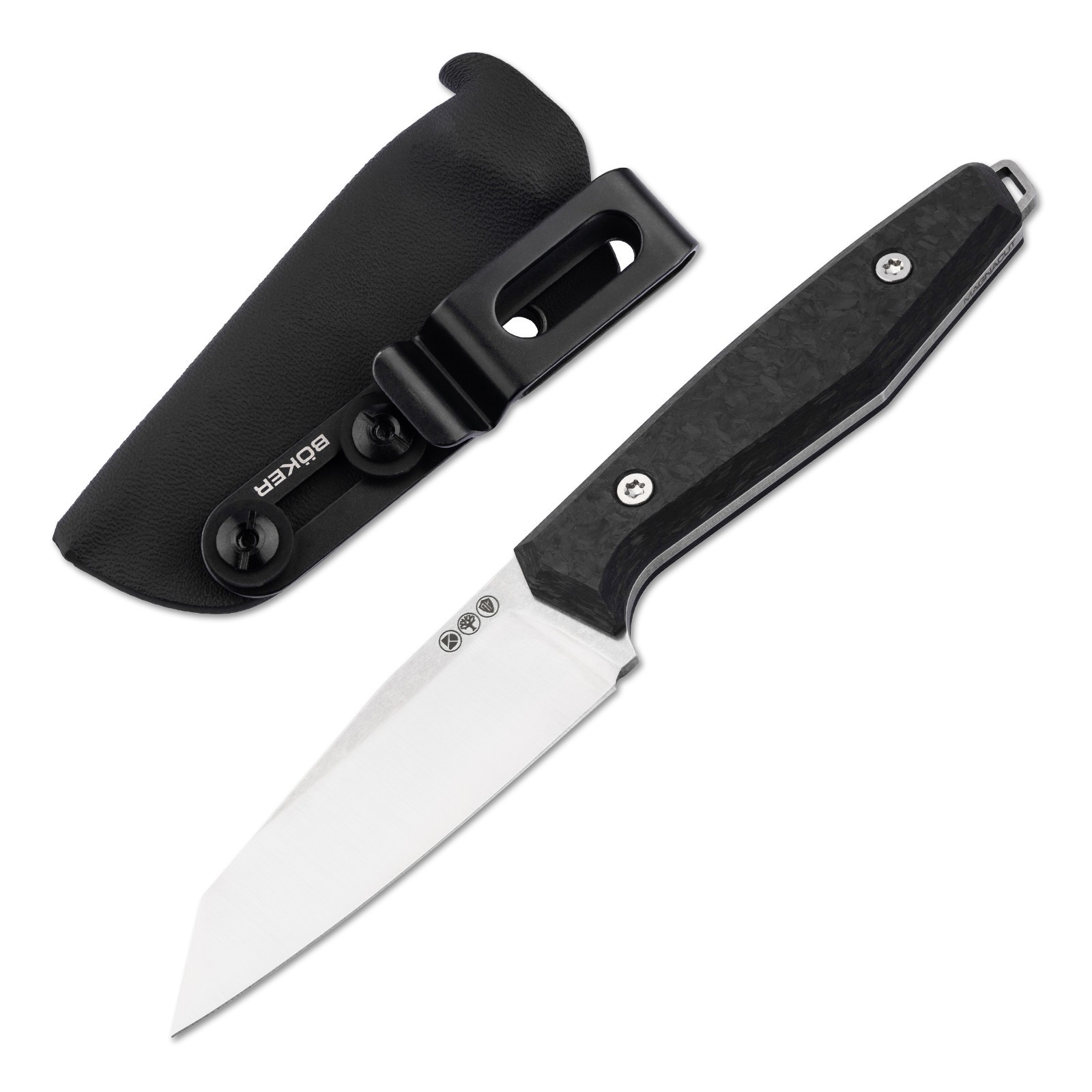 BÖKER Daily Knives AK1 Reverse Tanto MagnaCut 42a Full Tang Messer Kydex 124501
