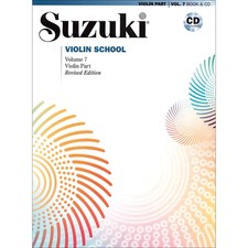 Suzuki Violin School, Volume 7, Book and CD International 