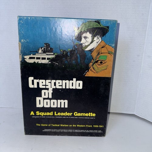 Crescendo of Doom A Squad Leader Gamette Avalon Hill - UNPUNCHED Vintage Game