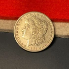 (#102563) Morgan Dollar:  1885 S  Better date.  XF details, cleaned (See video!)