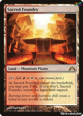 Sacred Foundry [GTC - 245] - LP [Foil] TCG MTG