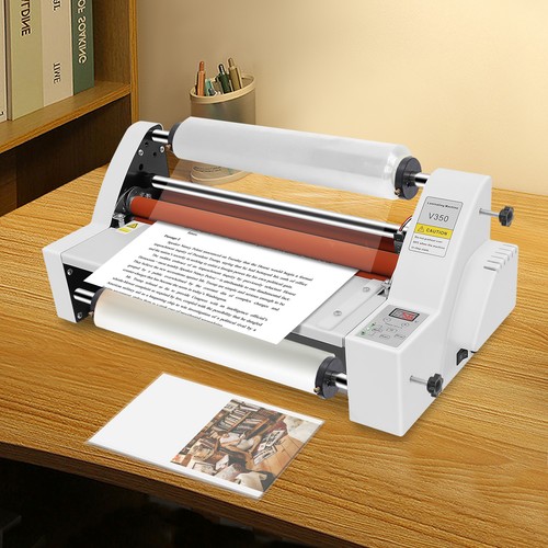 Laminatore a rullo caldo singolo + doppio lato display digitale macchina laminazione - Foto 19 di 20