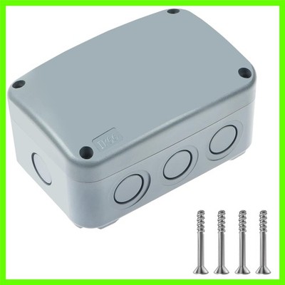 Outdoor Junction Box,  Weatherproof Electrical Project Boxes PVC/ABS Plastic ...