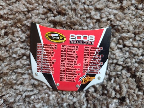 Nascar 2008 Sprint Cup Schedule Hood Magnet Miniatur Motorhaube