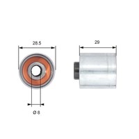 Umlenkrolle Zahnriemen Powergrip™ Gates T42148 FüR 5K1 Audi Skoda Seat Golf VW 6