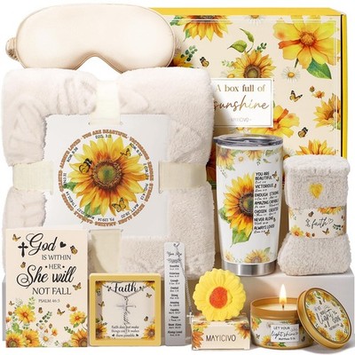 Best Christian Gifts for Women Faith, Religious Inspirational Sunflower Easter