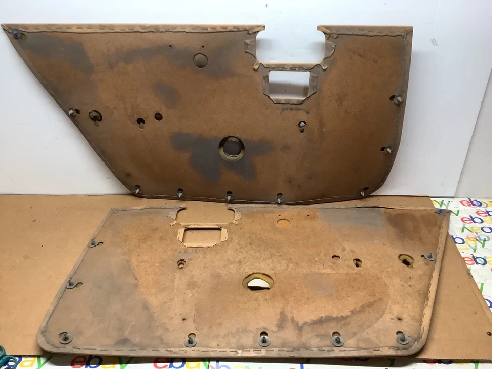 81-87 Jaguar XJ6 справа и слева желтовато-коричневый задний питания двери панели с верхней части комплект LH RH OEM - Изображение 4 из 4