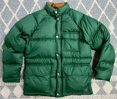 LL Bean Signature Men's M West Branch Down Parka Coat Jacket Green 650 Down Tex