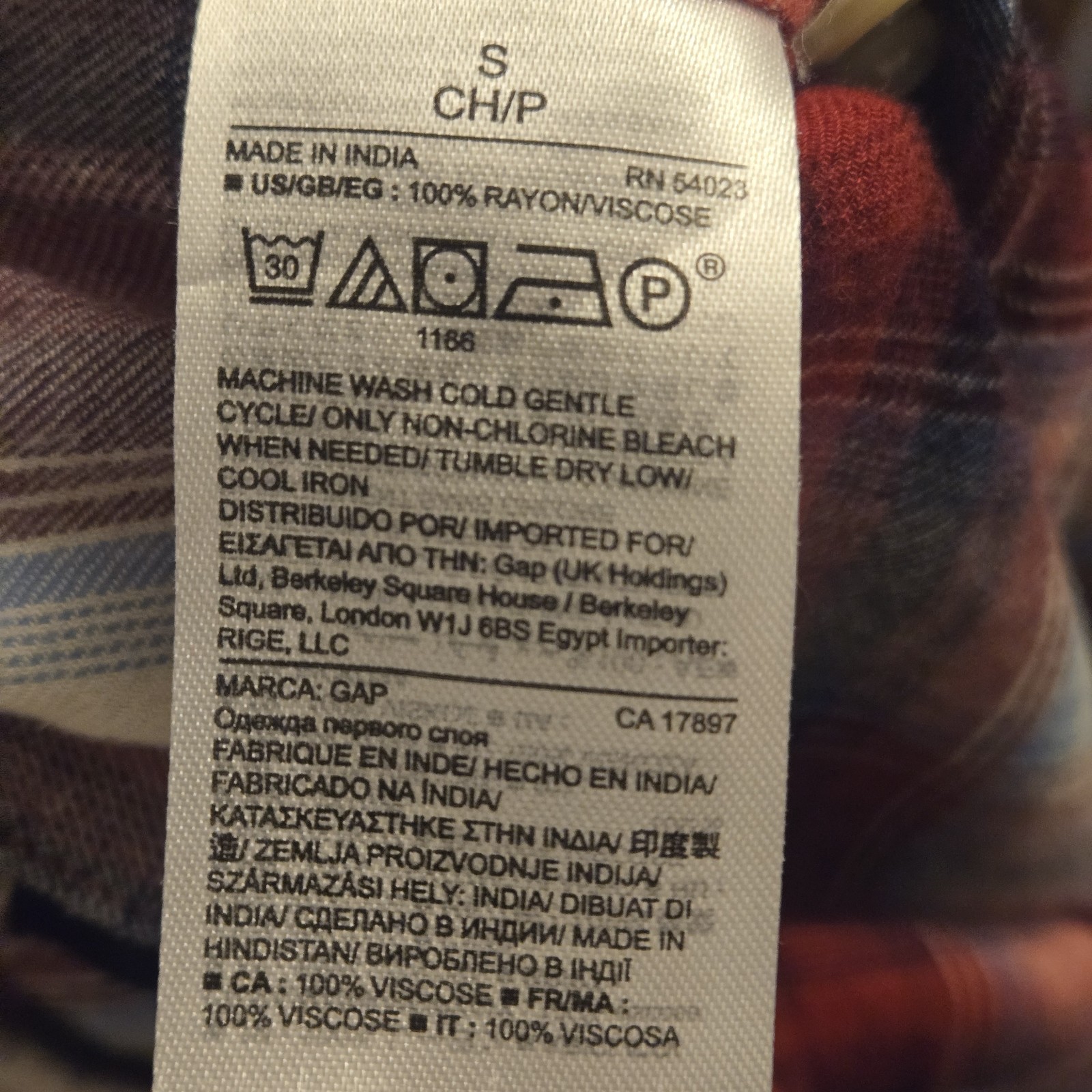 Gap Pendleton Plaid Boyfriend Button Down Shirt S… - image 8