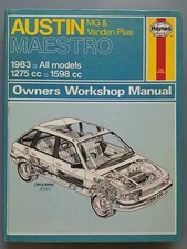 Austin Maestro Owners Workshop Manual  by John S Mead. Haynes, 1st edition, 1983