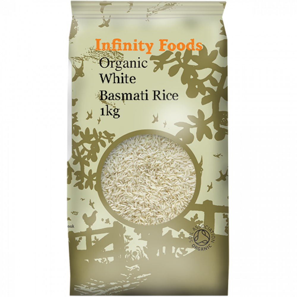 Infinity Foods Organic White Basmati 1KG