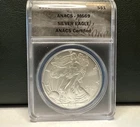 ANACS MS69 2003 American Silver Eagle .999 Pure 1 Ounce Silver $1