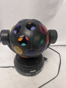 multidirectional party light missing some color circles DJ;s Party time discobal